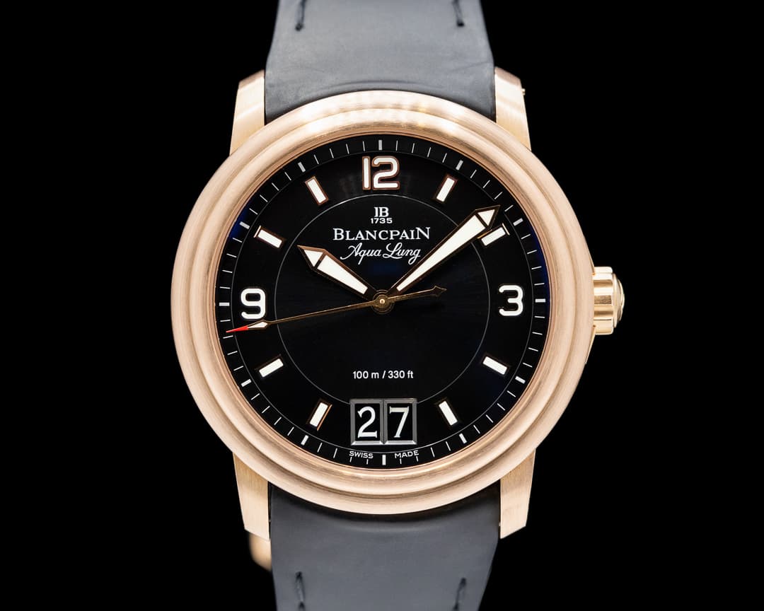 Blancpain Aqualung Big Date 18K RG Deployant
