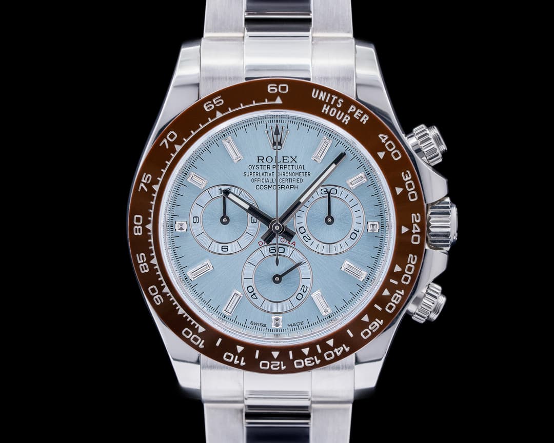 Rolex Daytona Platinum 116506 Baguette Diamond Dial
