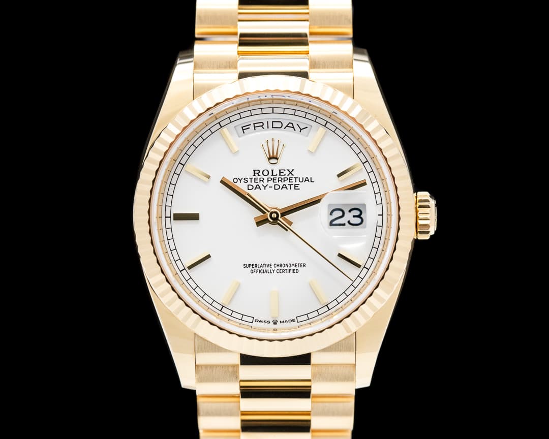 Rolex Day Date President 128238 18K Yellow Gold 2023 UNWORN