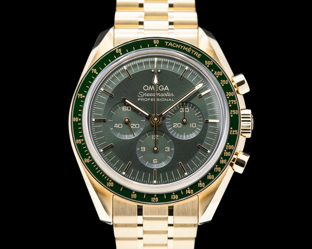Omega Speedmaster Moonwatch Professional "Moonshine" Green Dial 