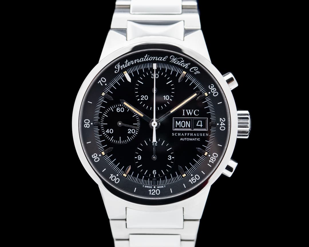IWC GST Chronograph Black Dial Stainless Steel