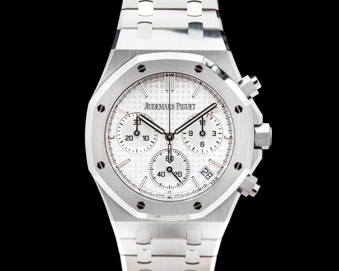 Audemars Piguet Royal Oak Chronograph White Dial SS 41MM