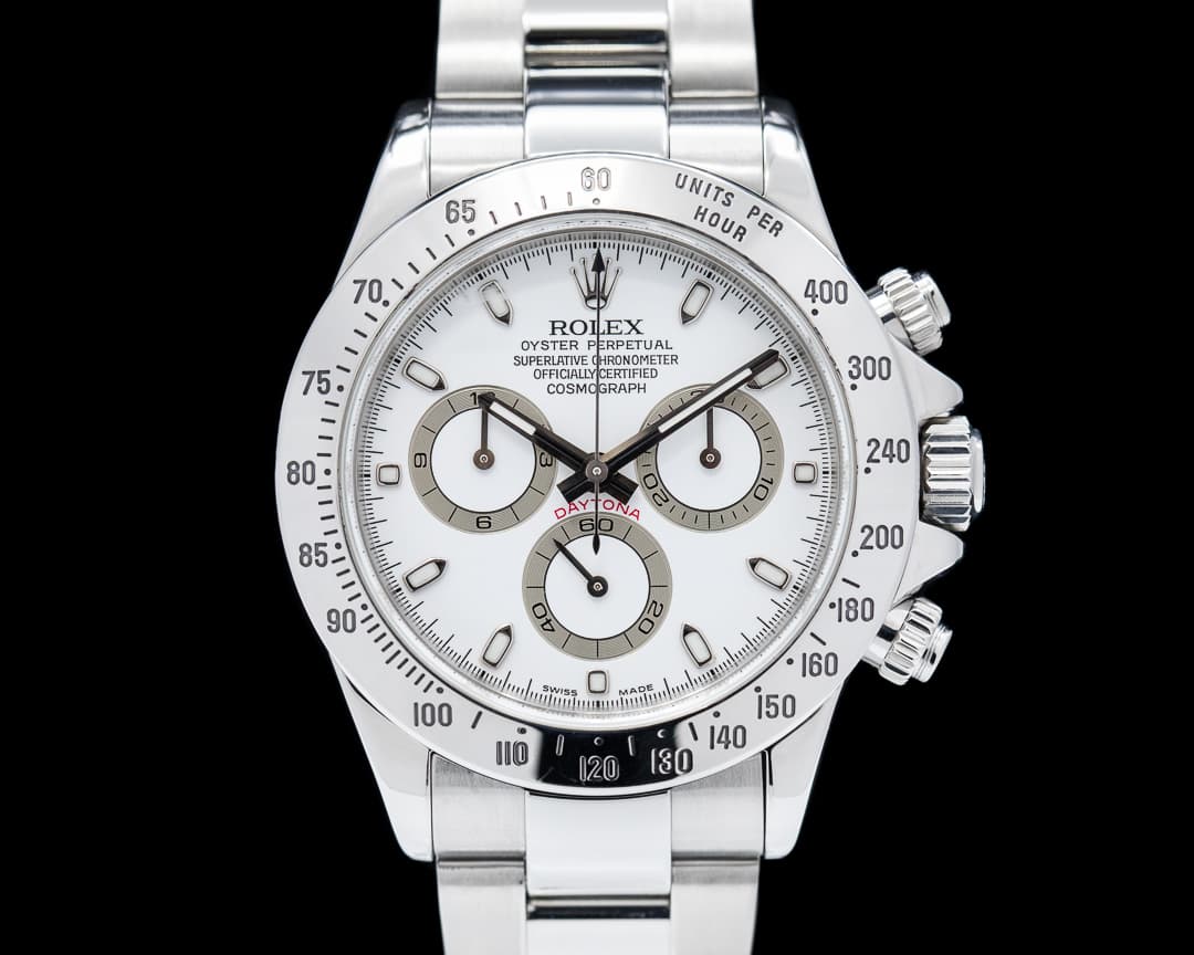 Rolex Daytona 116520 White Dial SS 