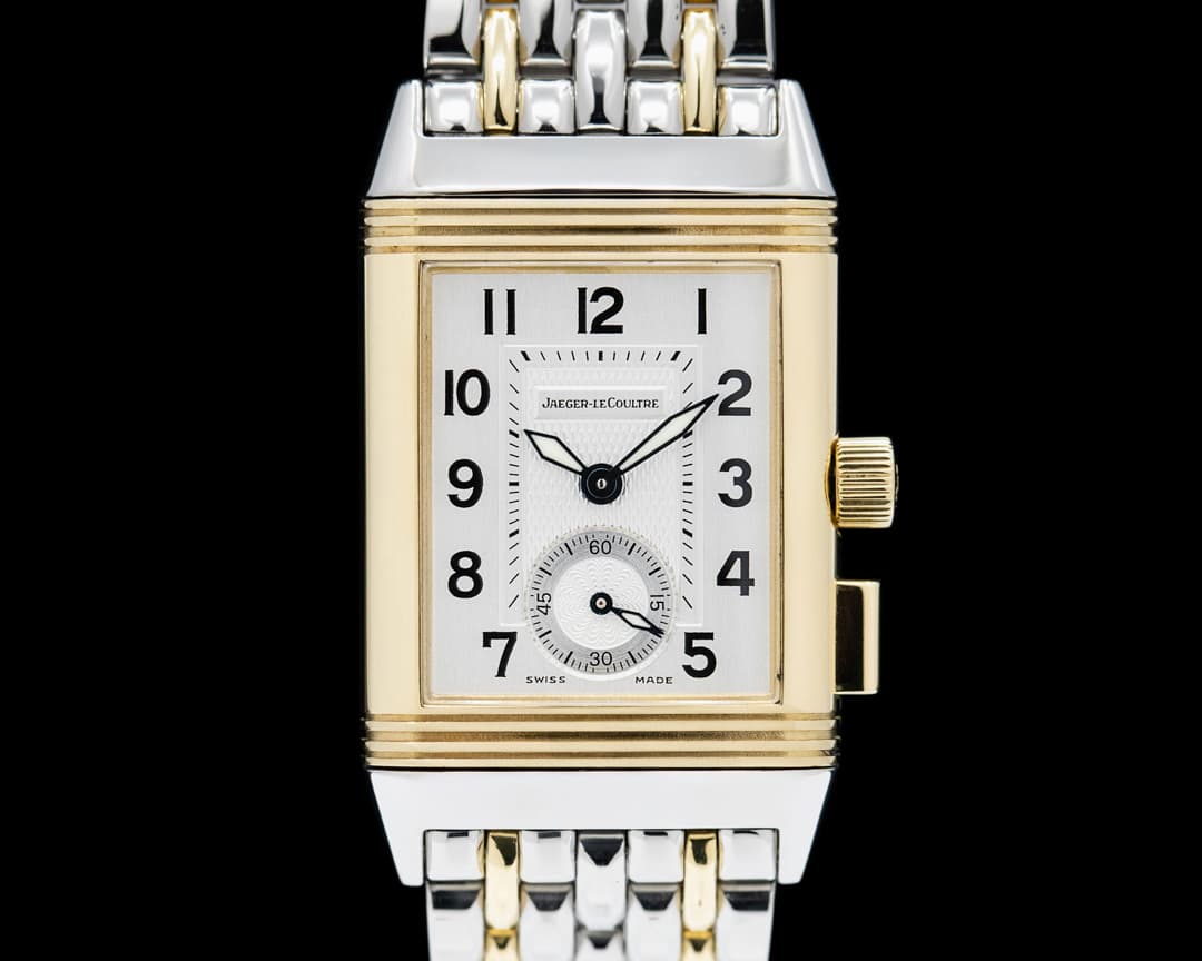 Jaeger LeCoultre Reverso Memory SS/18k Countdown Timer