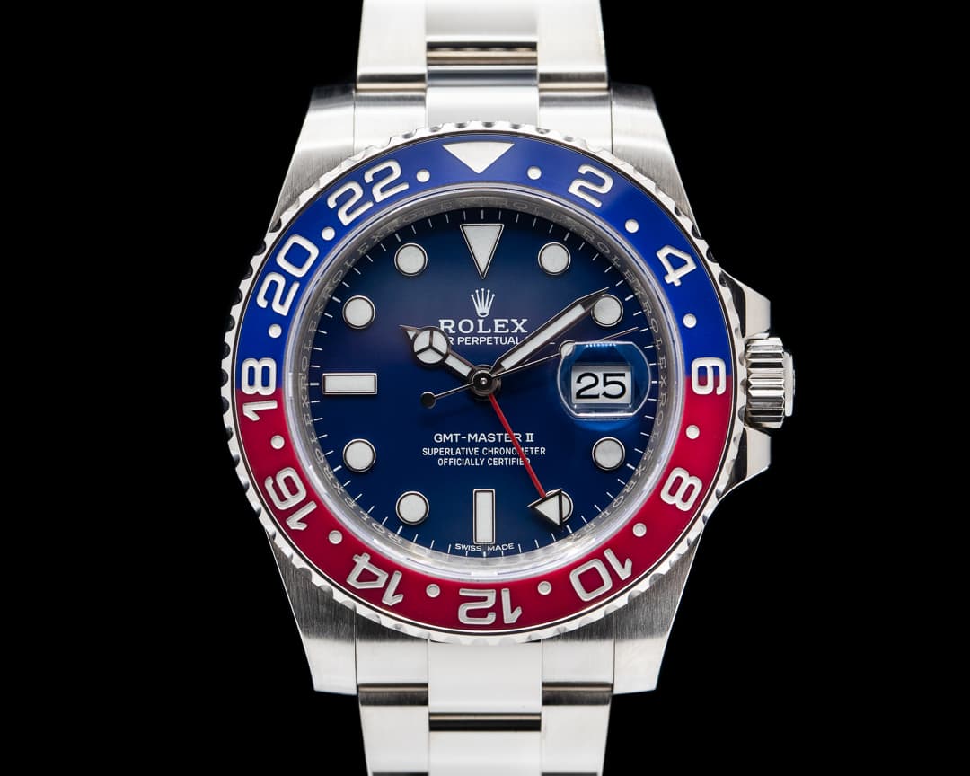 Rolex GMT Master II 116719 Ceramic "Pepsi" 18K WG / Dial 