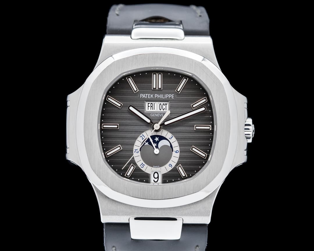 Patek Philippe Nautilus Annual Calendar 5726 Moon SS Grey Dial