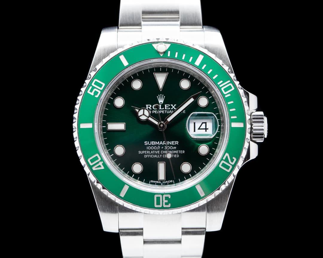 Rolex Submariner "Hulk" Green Ceramic Bezel Green Dial SS