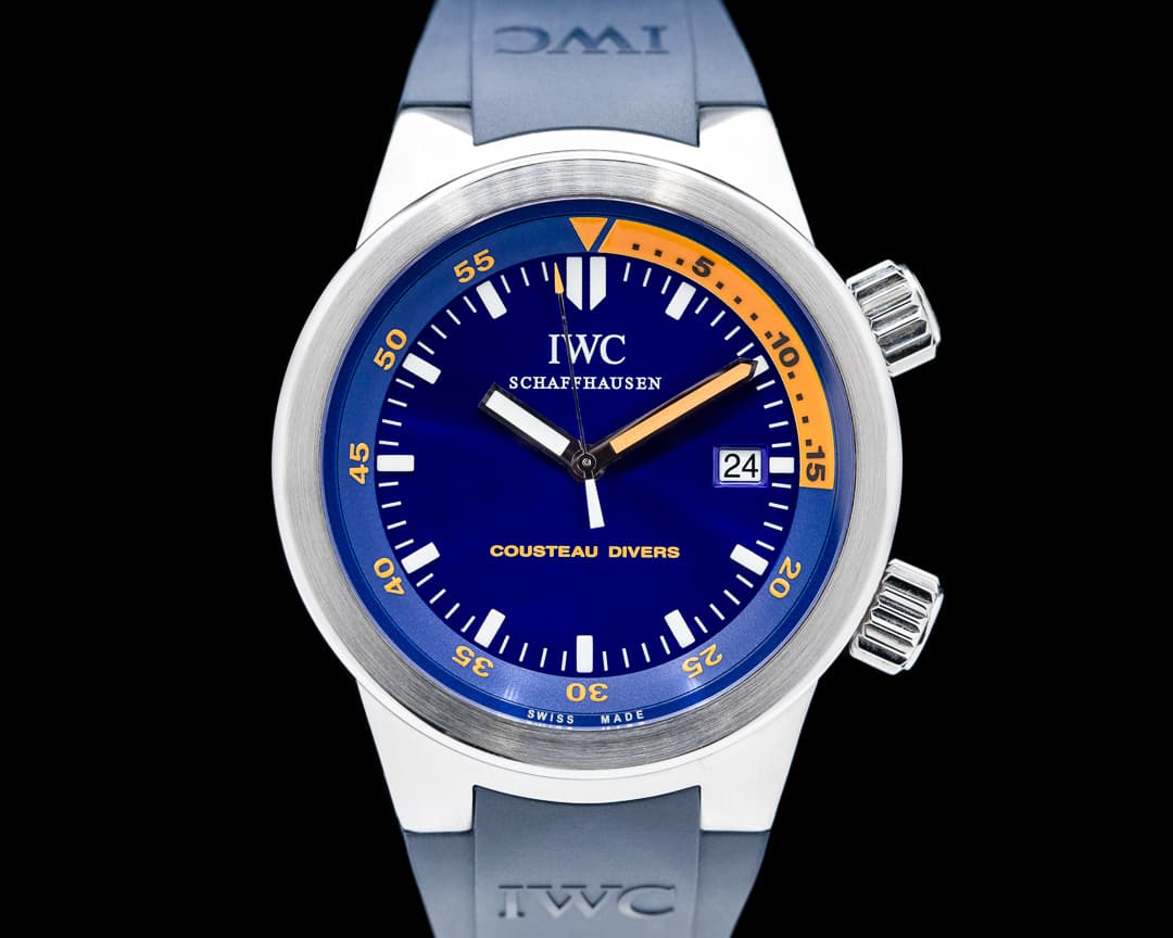 IWC Aquatimer Automatic COUSTEAU DIVERS SS / Rubber 