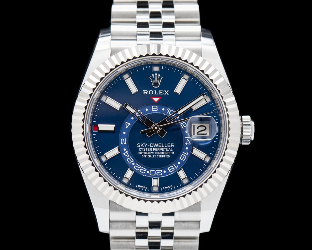 Rolex Sky Dweller 326934 Steel Blue SS / Jubilee