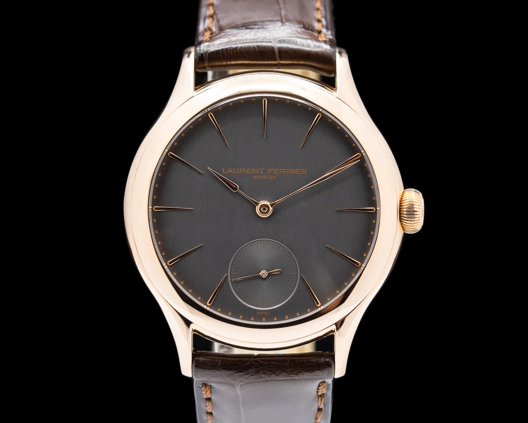 Laurent Ferrier Galet Micro Rotor 18k Red Gold Silver Dial