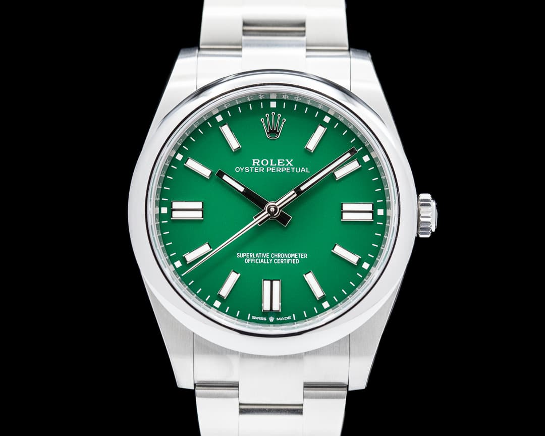 Rolex Oyster Perpetual 124300 41mm SS / Green Dial UNWORN