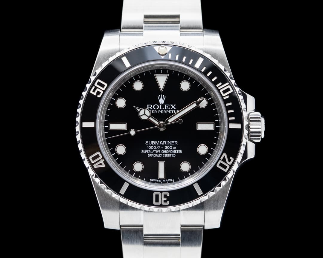 Rolex Submariner No Date Ceramic Bezel SS