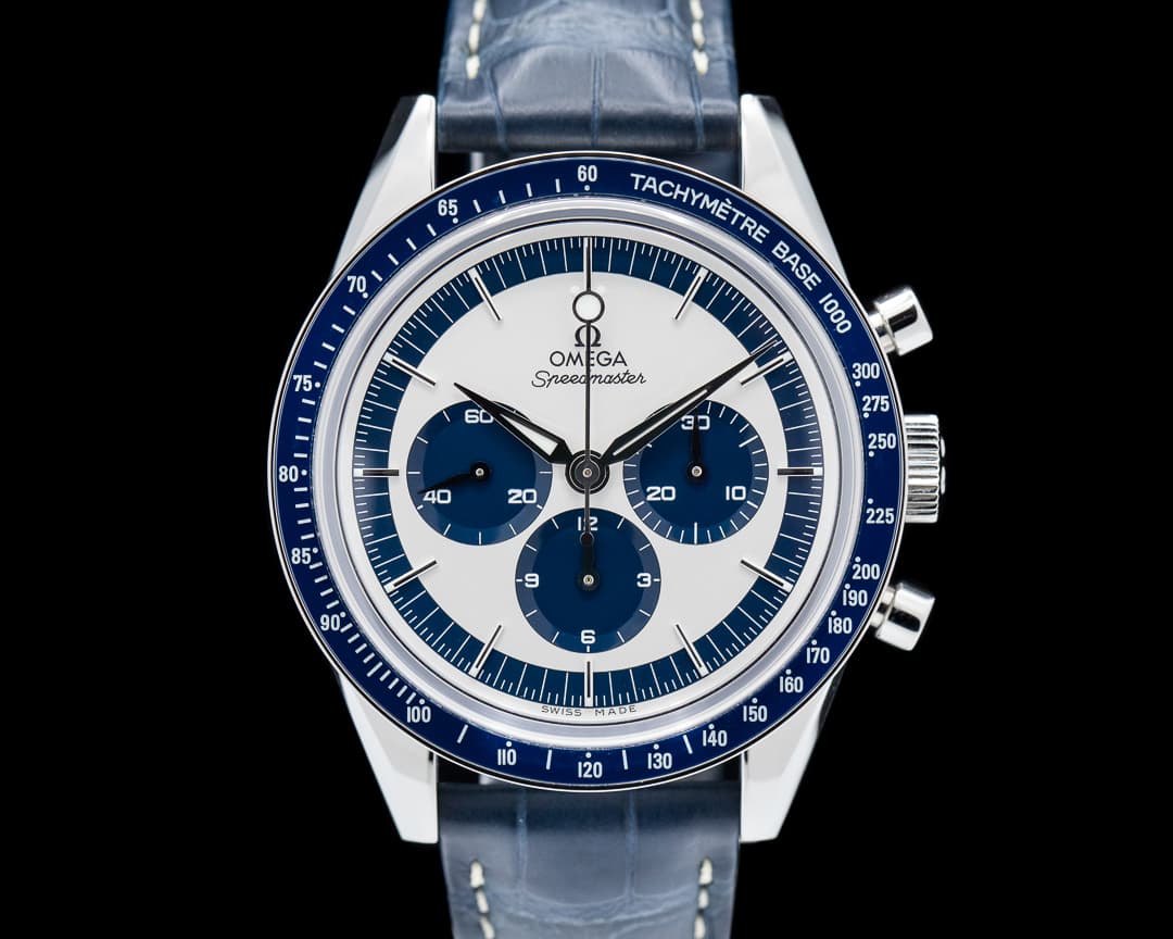 Omega Speedmaster CK 2998 Silver / Blue Dial LIMITED