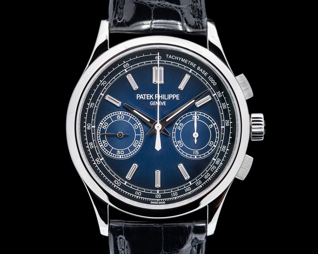 Patek Philippe Chronograph Platinum 5170P Blue Diamond Dial