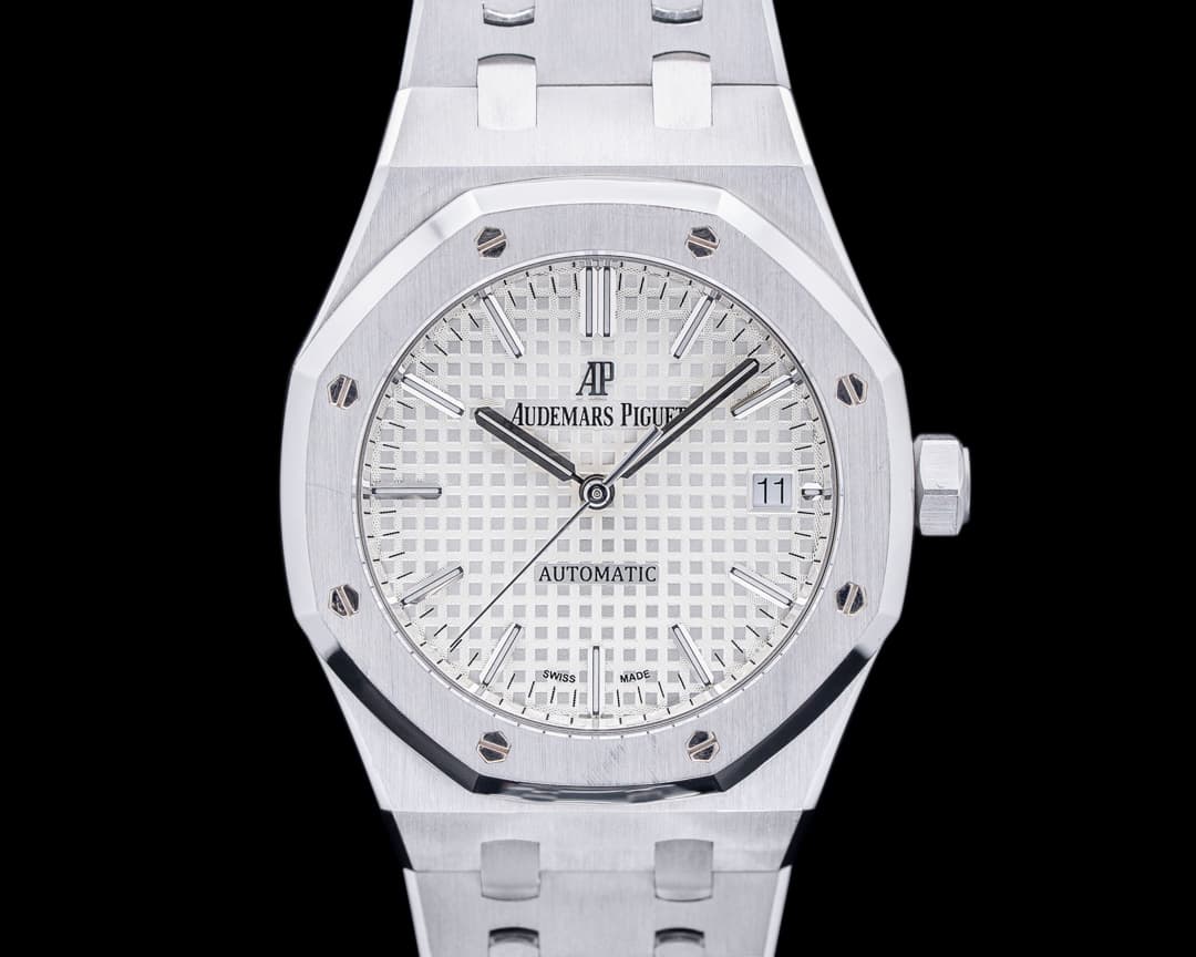 Audemars Piguet Royal Oak 15450ST White Dial SS 37MM 