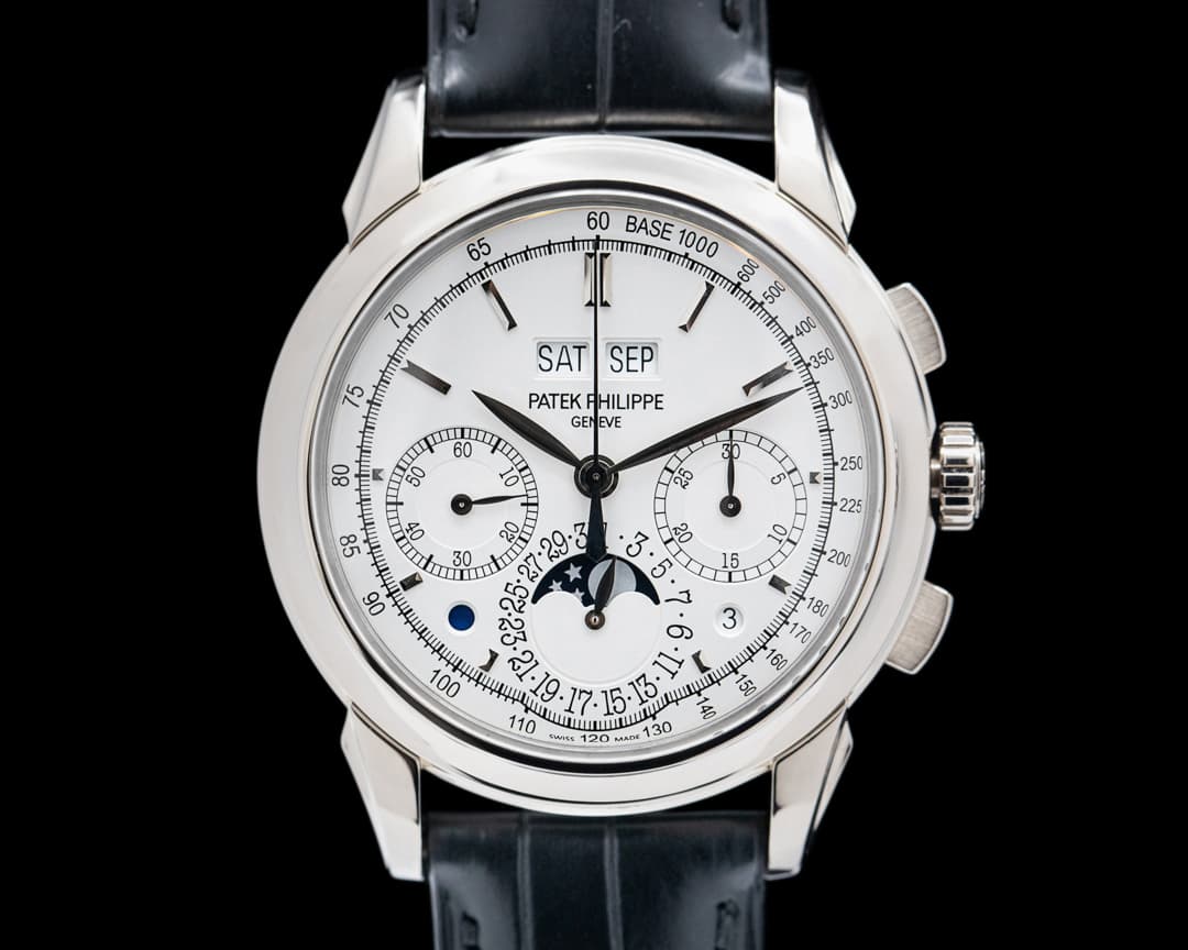 Patek Philippe Perpetual Calendar 5270G-013 Chronograph 18K White Gold "CHIN" FULL SET