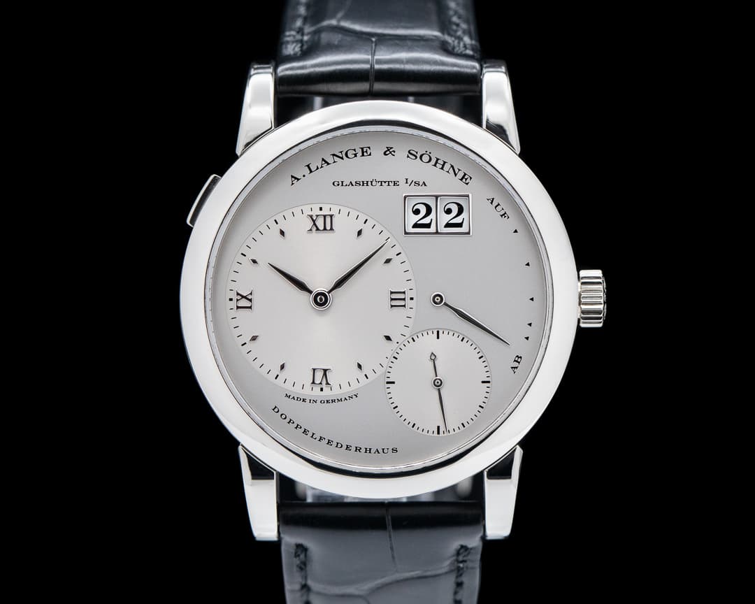 A. Lange and Sohne Lange 1 101.025 Platinum "STEALTH" Silver Dial