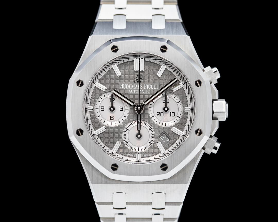 Audemars Piguet Royal Oak Chronograph Ruthenium Dial SS 38MM