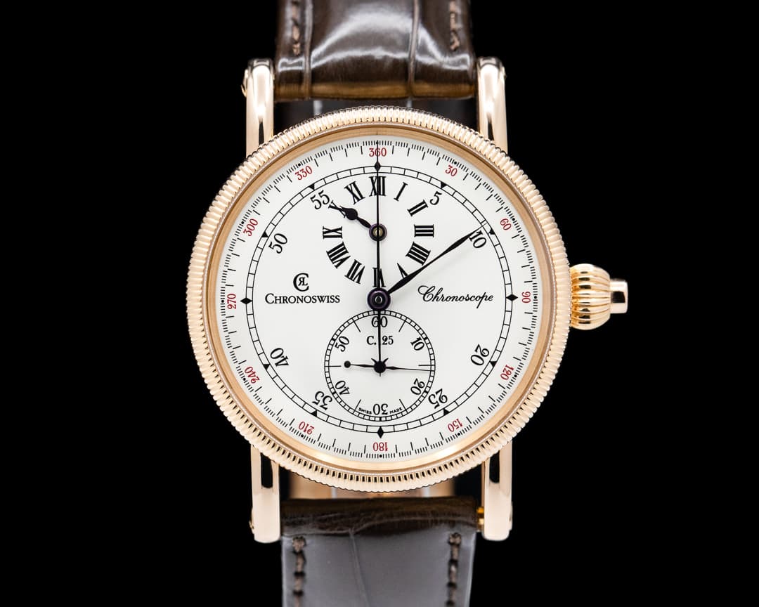 Chronoswiss Chronoscope Monopusher Chronograph 18k RG LIMITED