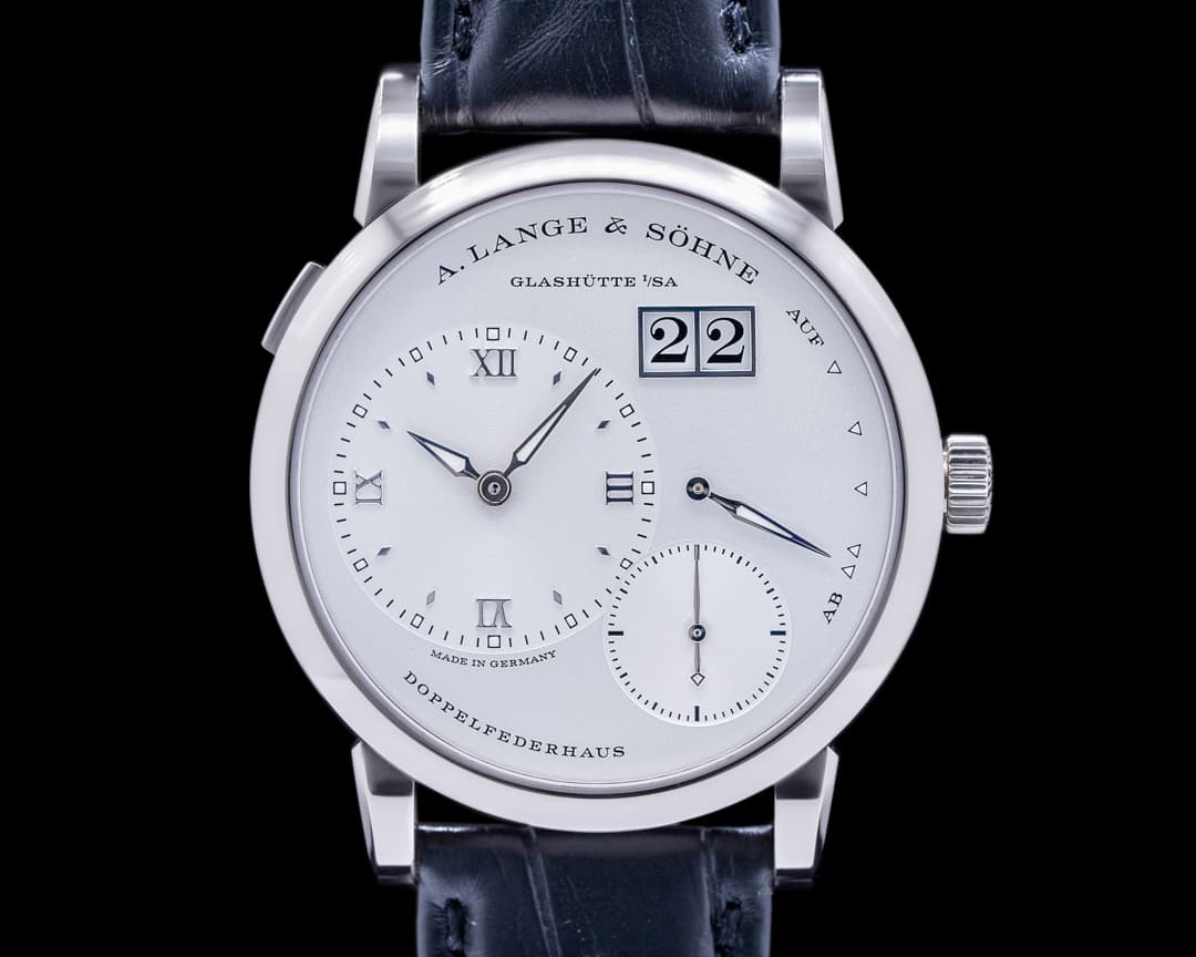 A. Lange and Sohne Lange 1 191.039 18K White Gold Silver Dial 