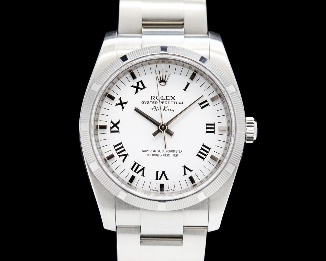 Rolex Air King Engine Turned Bezel 114210 2007