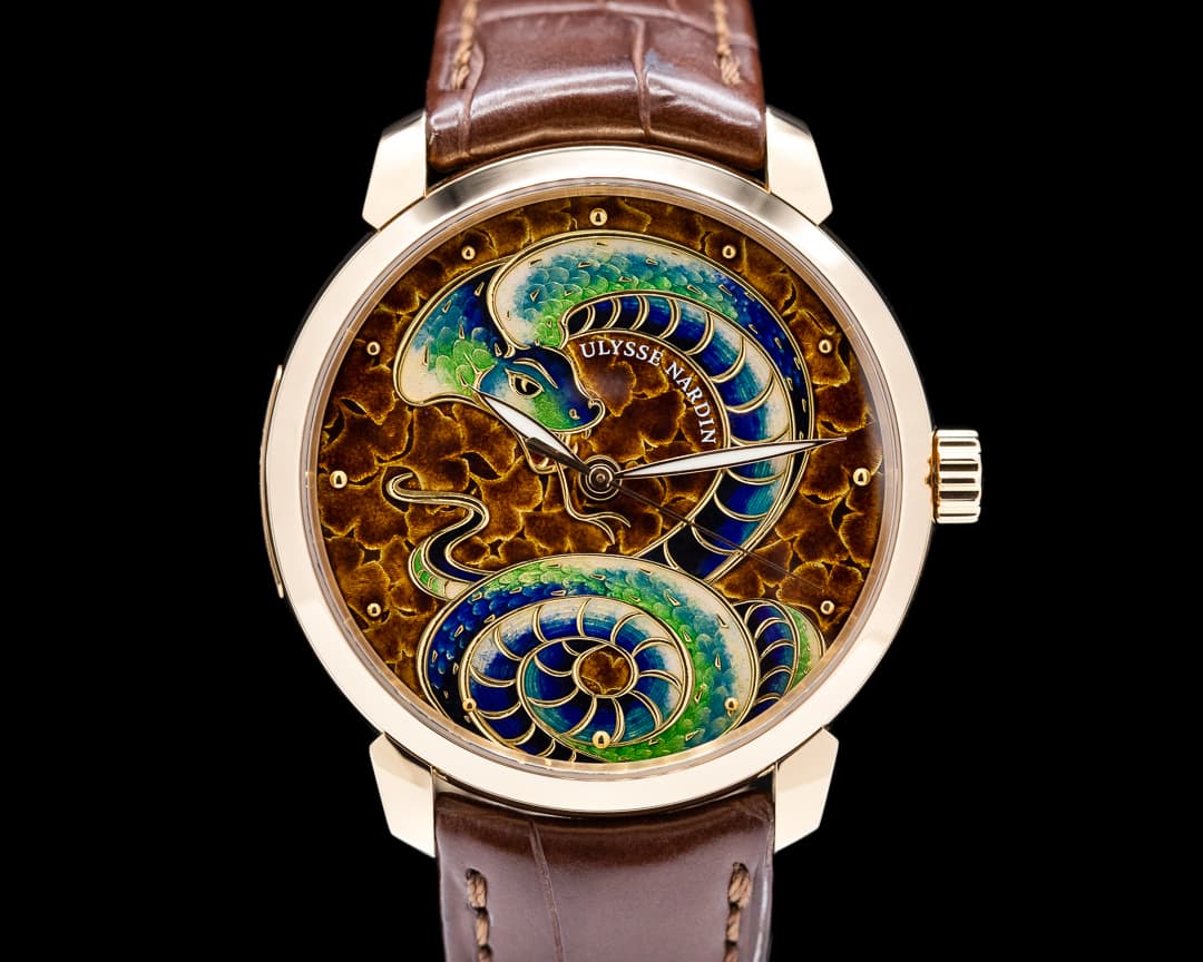 Ulysse Nardin Serpent Classico 18k Rose Gold ENAMEL DIAL