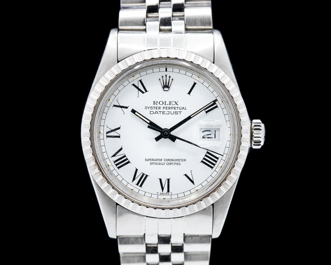 Rolex Datejust Buckley Dial / Roman Numerals Jubilee SS 