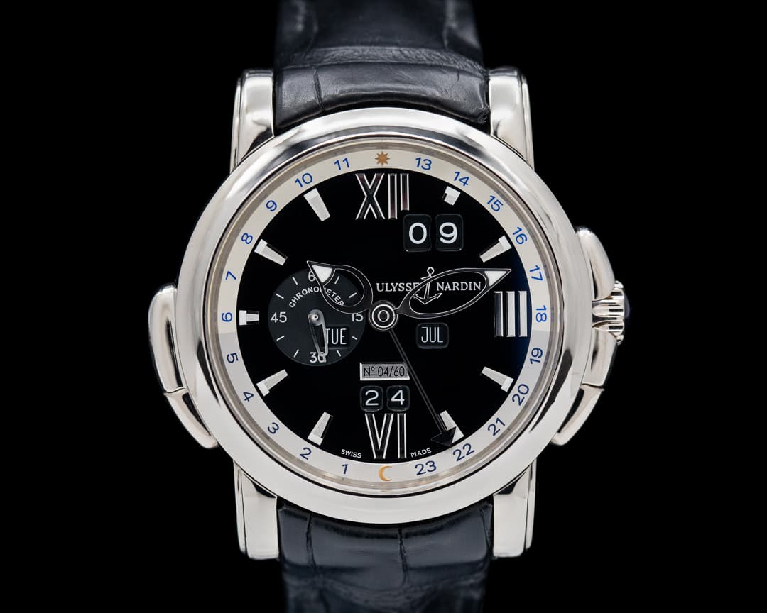 Ulysse Nardin GMT +/- Perpetual Calendar 18K White Gold LIMITED
