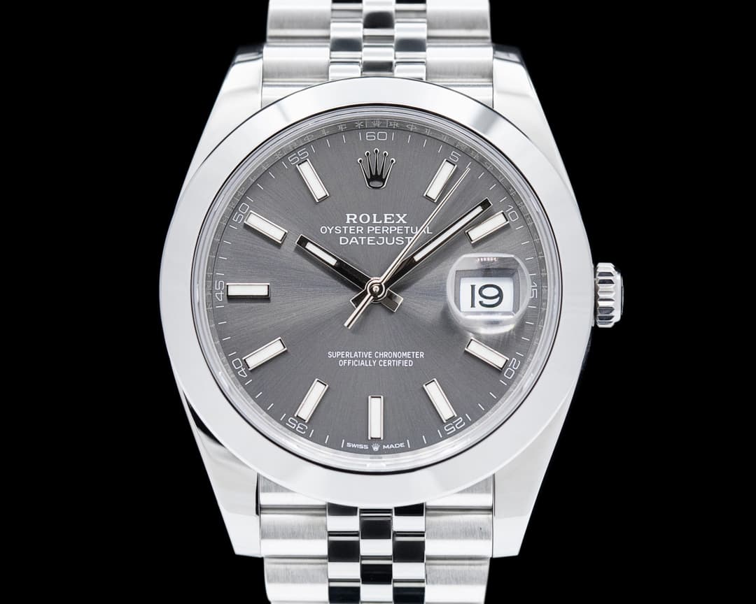 Rolex Datejust 41 126300 Rhodium Stick Dial SS 2022