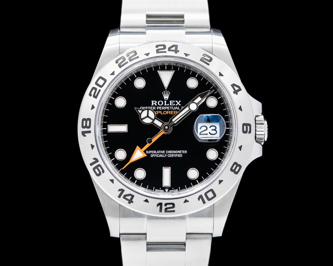 Rolex Explorer II 226570 Black Dial SS 