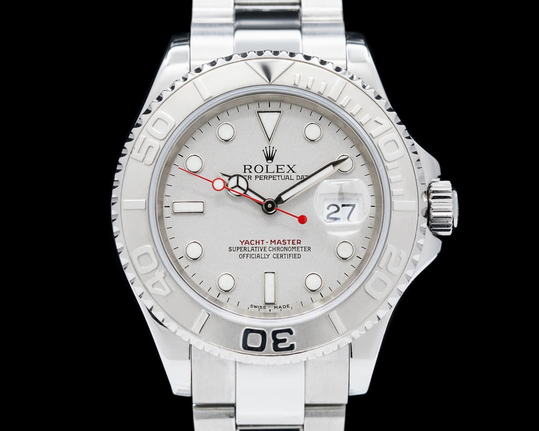 Rolex Yacht Master 16622 Platinum Bezel 