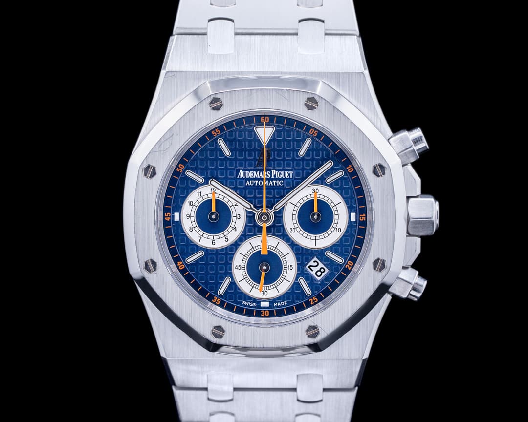 Audemars Piguet Royal Oak 26300ST Chronograph SS Blue & Orange 