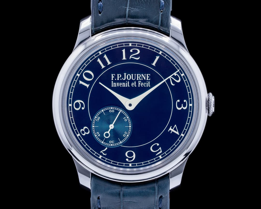 F. P. Journe Chronometre Bleu Tantalum Blue Dial 