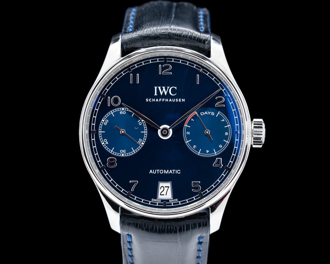 IWC Portugieser 7 Day Automatic SS Blue Dial