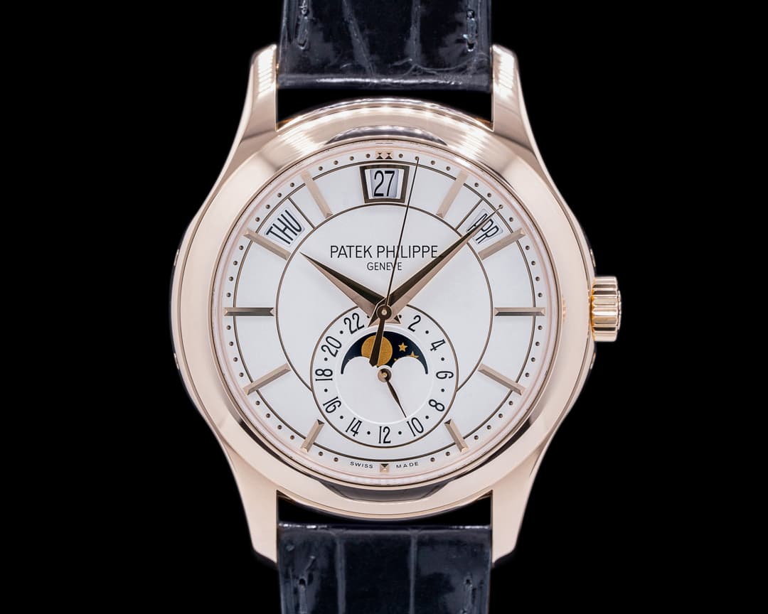 Patek Philippe Annual Calendar 5205R Silver Dial 18K Rose Gold