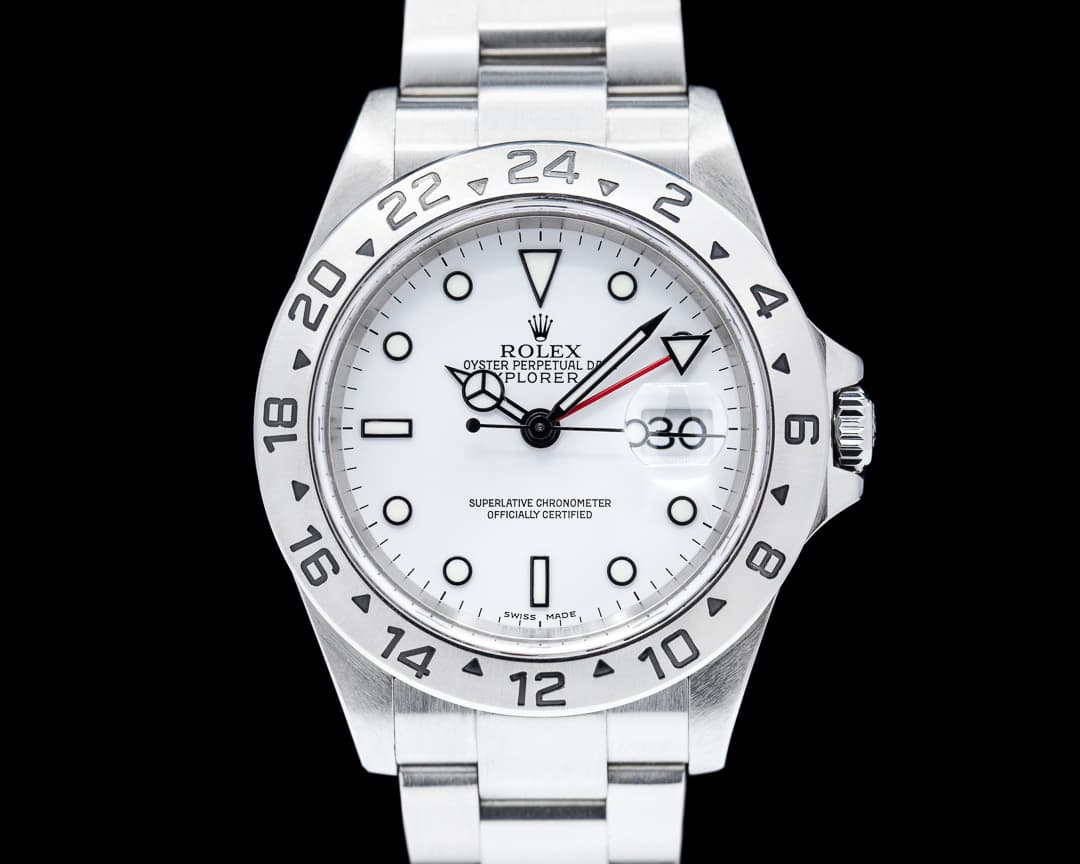 Rolex Explorer II SS White Dial 16570