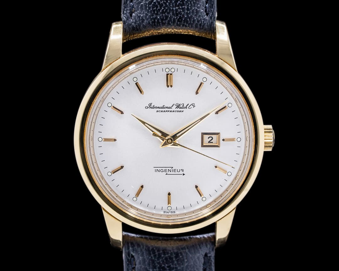 IWC Vintage Ingenieur 18K Yellow Gold Silver Dial 