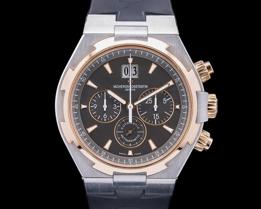 Vacheron Constantin Overseas Chronograph SS Gray Dial / Rubber 