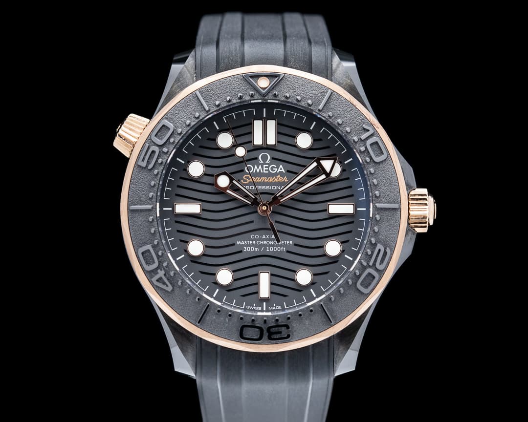 Omega Seamaster Diver 300M Black SS / 18k Sedna Gold 2022