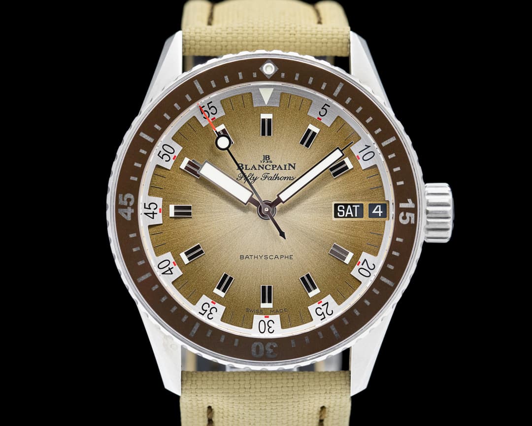 Blancpain Fifty Fathoms Bathyscaphe Day Date Desert Edition LE