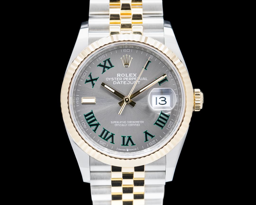 Rolex Datejust 36 "Wimbledon" Dial 18K/SS 2023