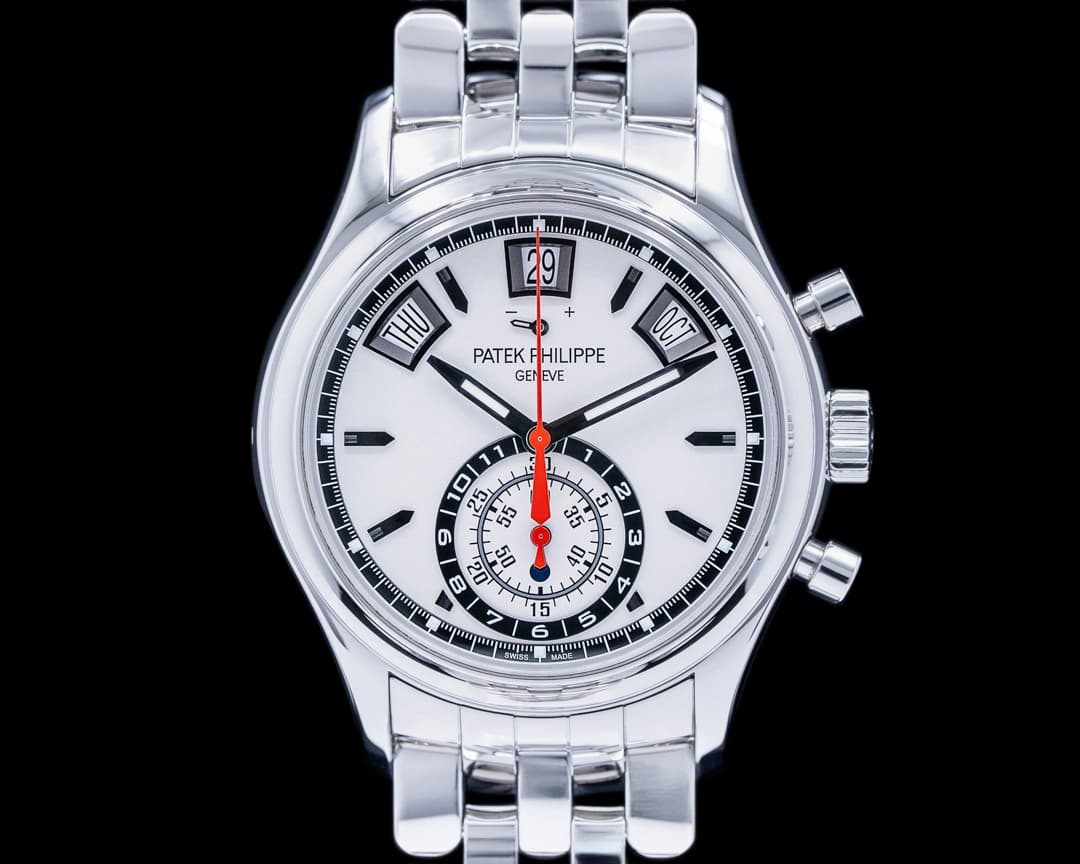 Patek Philippe Annual Calendar 5960 Chronograph SS Silver Dial