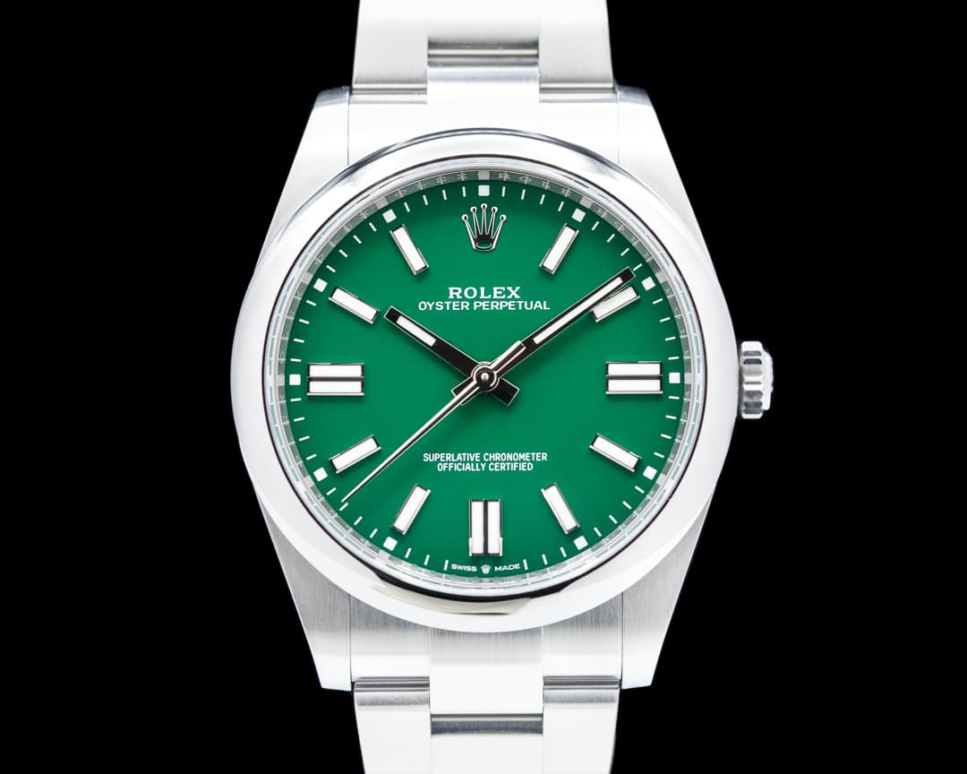 Rolex Oyster Perpetual 124300 41mm SS / Green Dial 2023