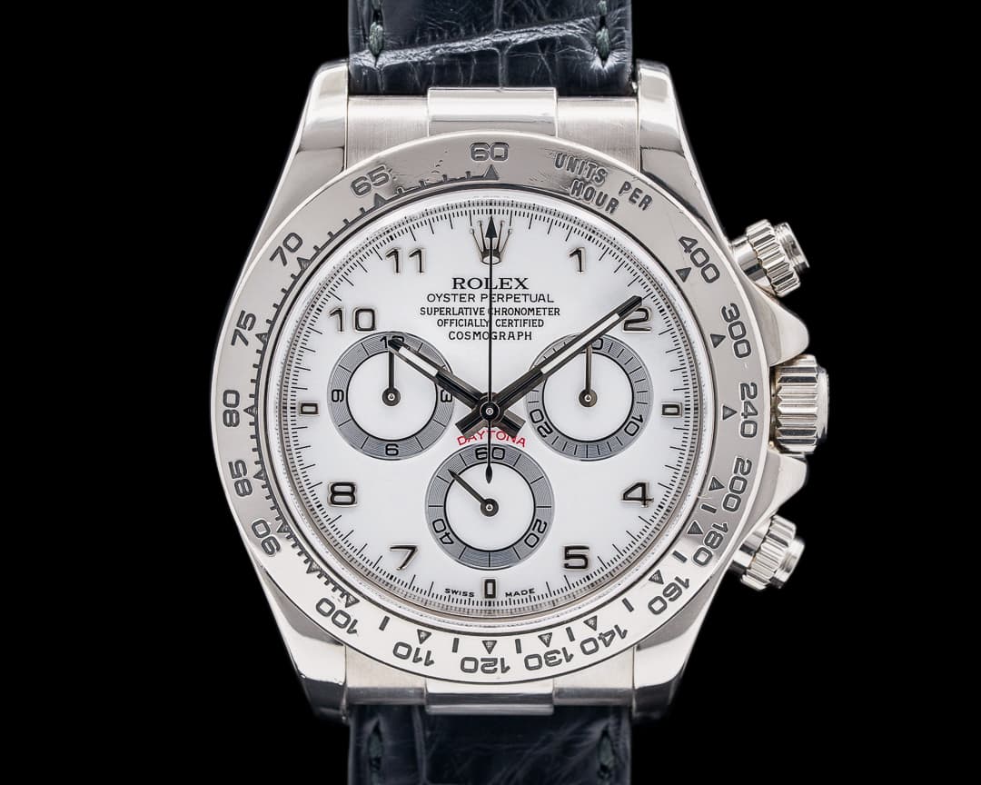 Rolex Daytona WG Strap/ White dial
