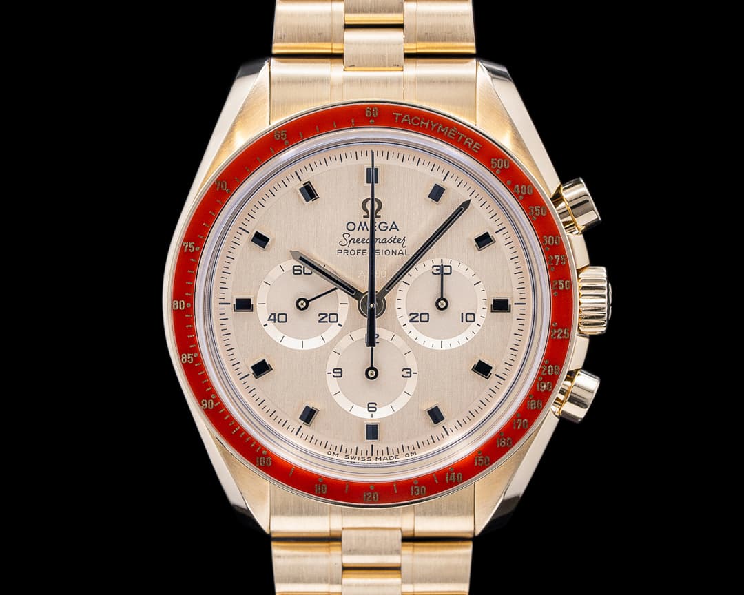 Omega Apollo XI 50th Anniversary Speedmaster 18K Yellow Gold 