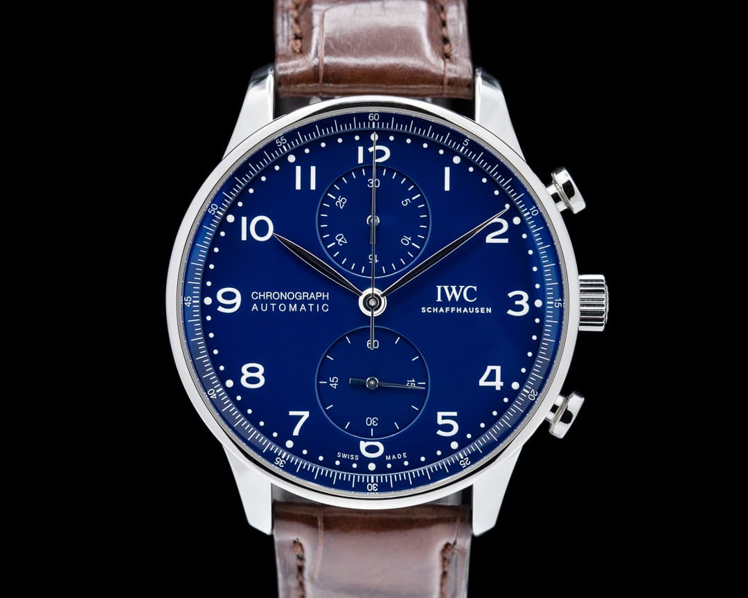 IWC Portugieser Chronograph Blue Dial Edition "150 Years" LIMITED