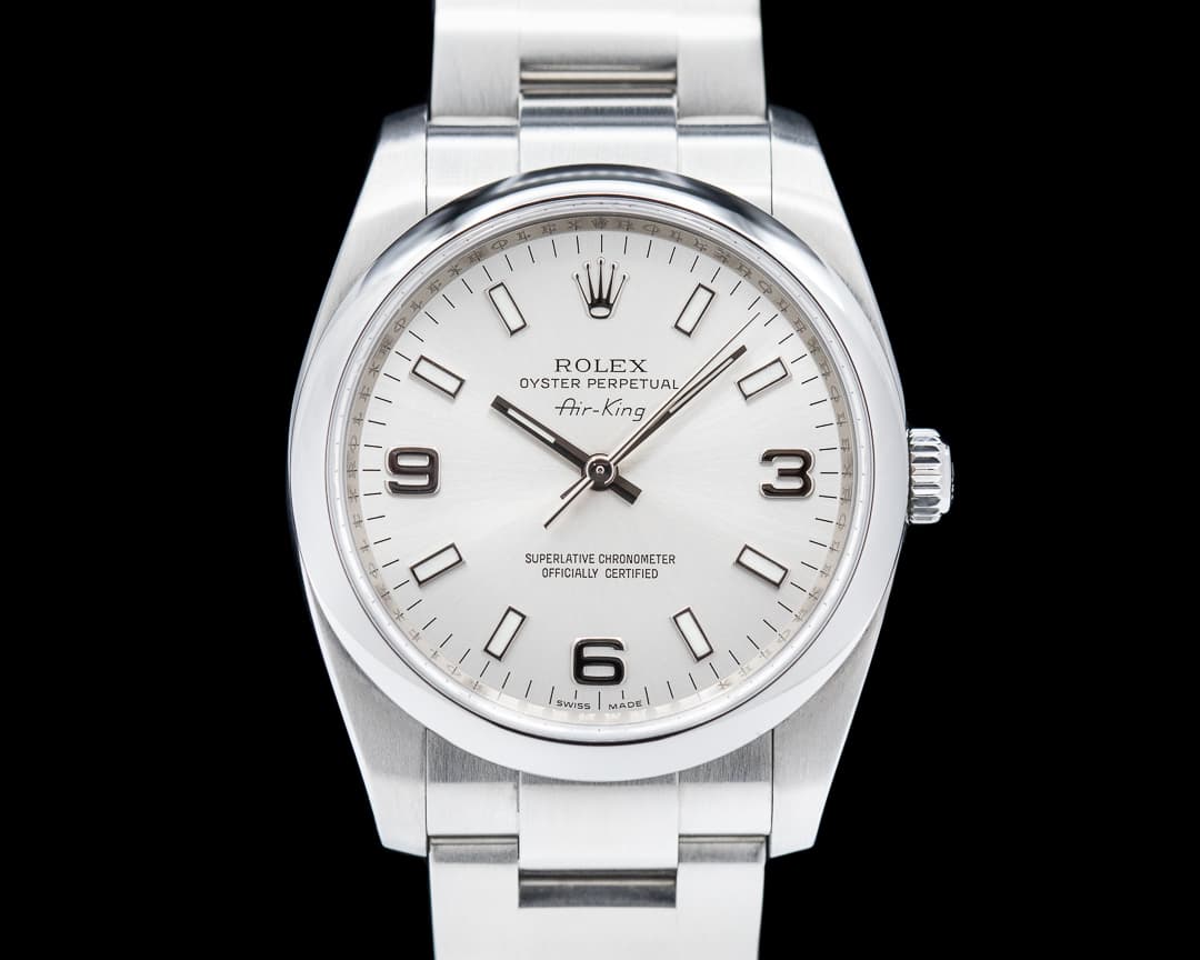 Rolex Oyster Perpetual Silver Dial SS 34mm