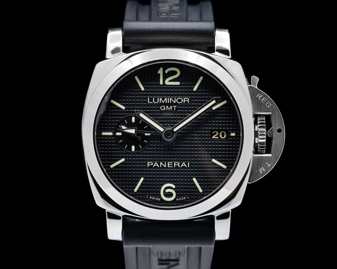 Panerai Luminor 1950 3 Day GMT SS / Rubber