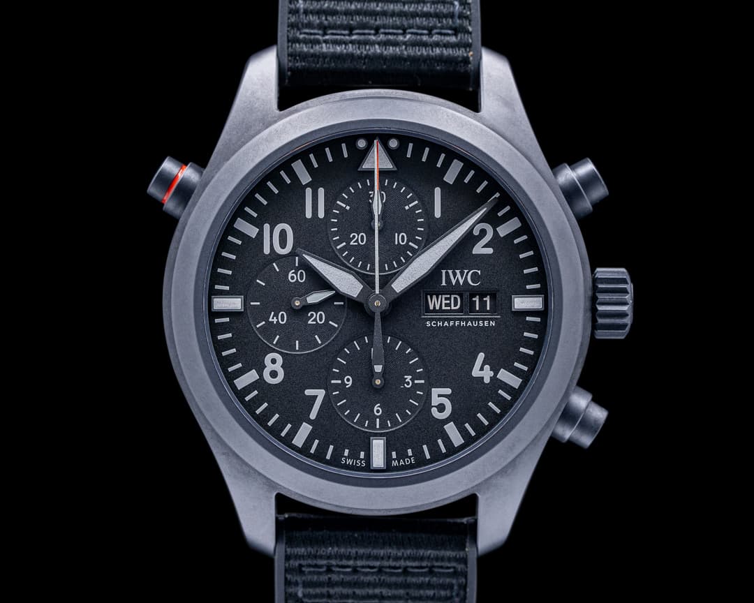 IWC Pilot Double Chronograph Top Gun Ceratanium