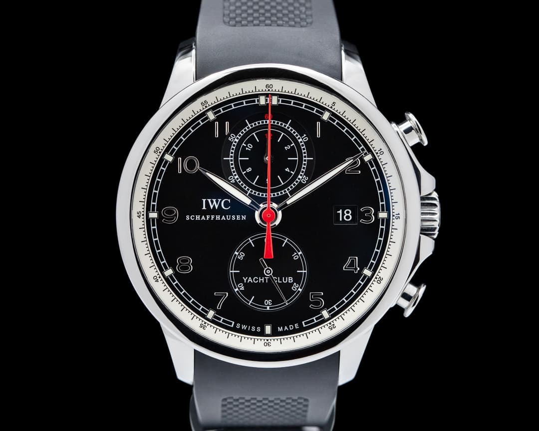 IWC IWC Portuguese Yacht Club Flyback SS Black Dial